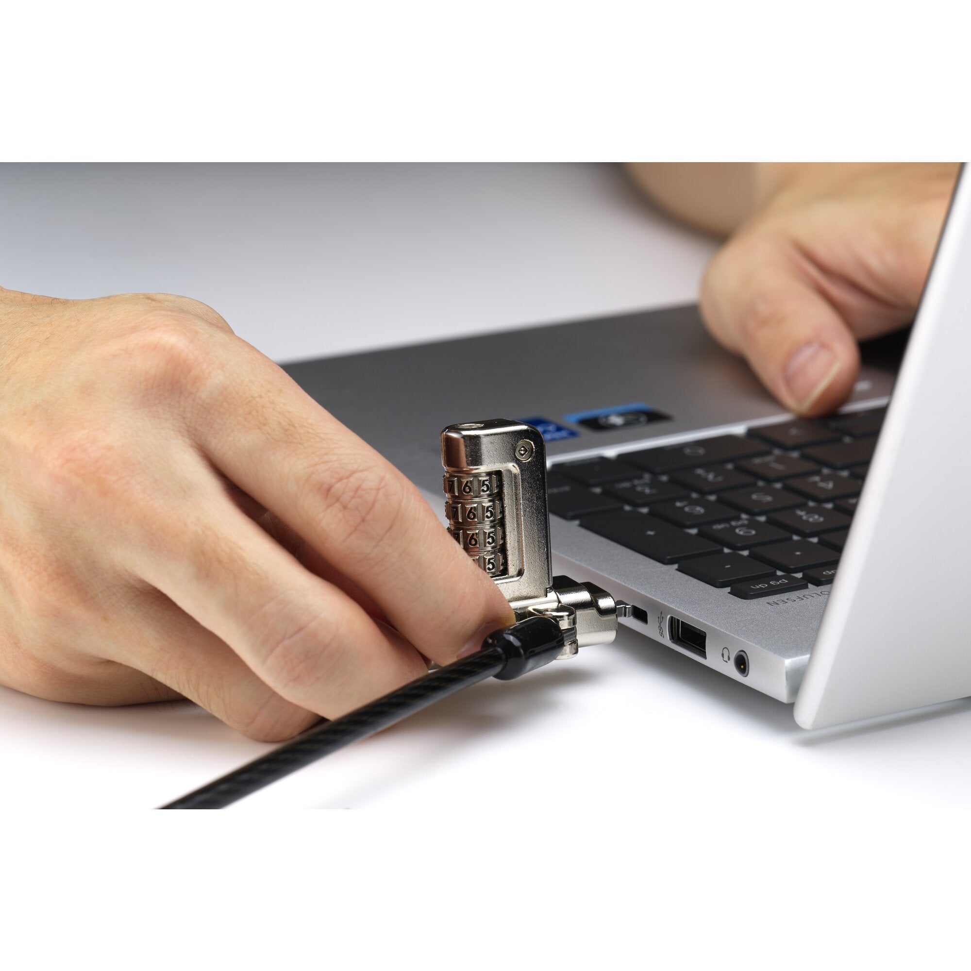 Universal 3-in-1 2.0 Comb. Laptop Lock