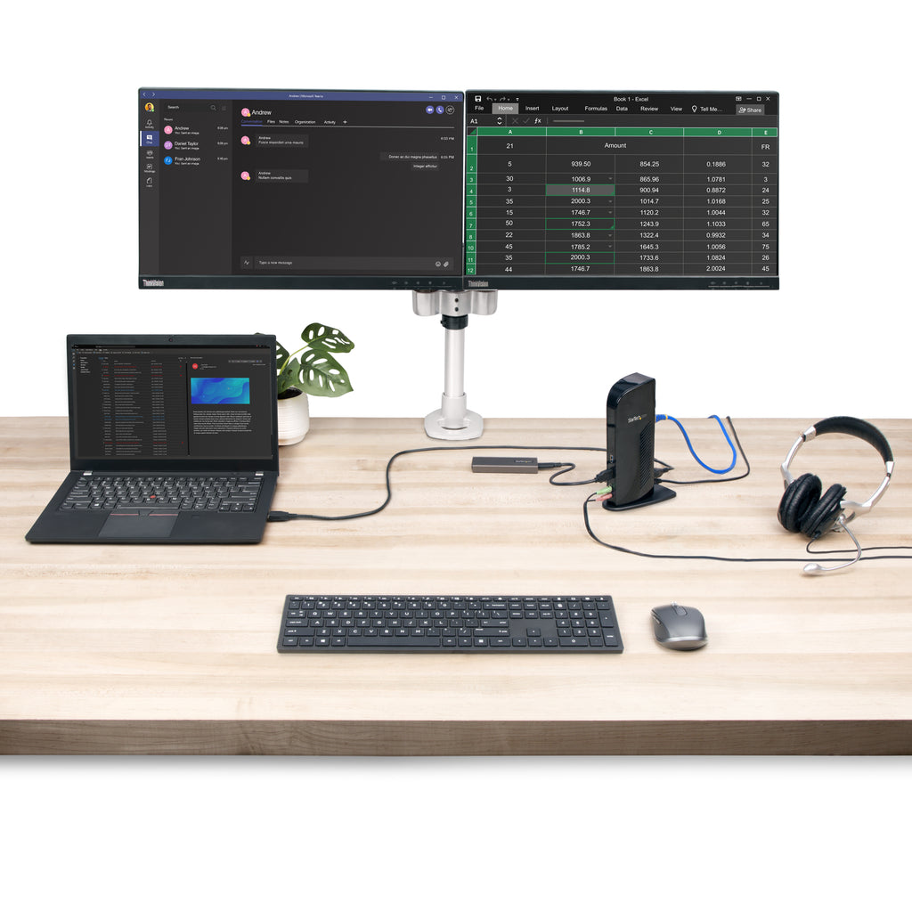 HDMI DVI USB 3.0 Laptop Docking Station
