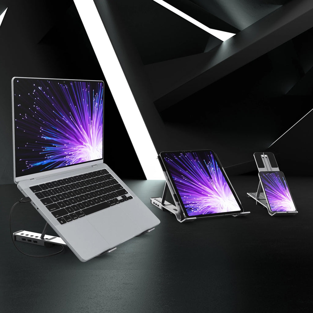 LAPTOP STAND WITH USB 4-PORT HUB