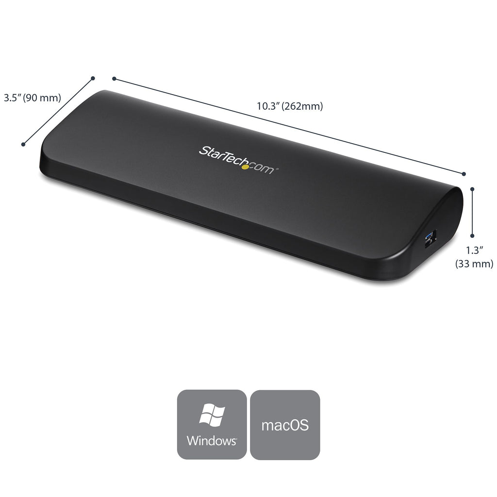 Universal Dual Video USB 3.0 Laptop Dock