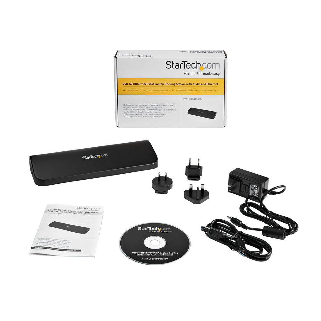 Universal Dual Video USB 3.0 Laptop Dock