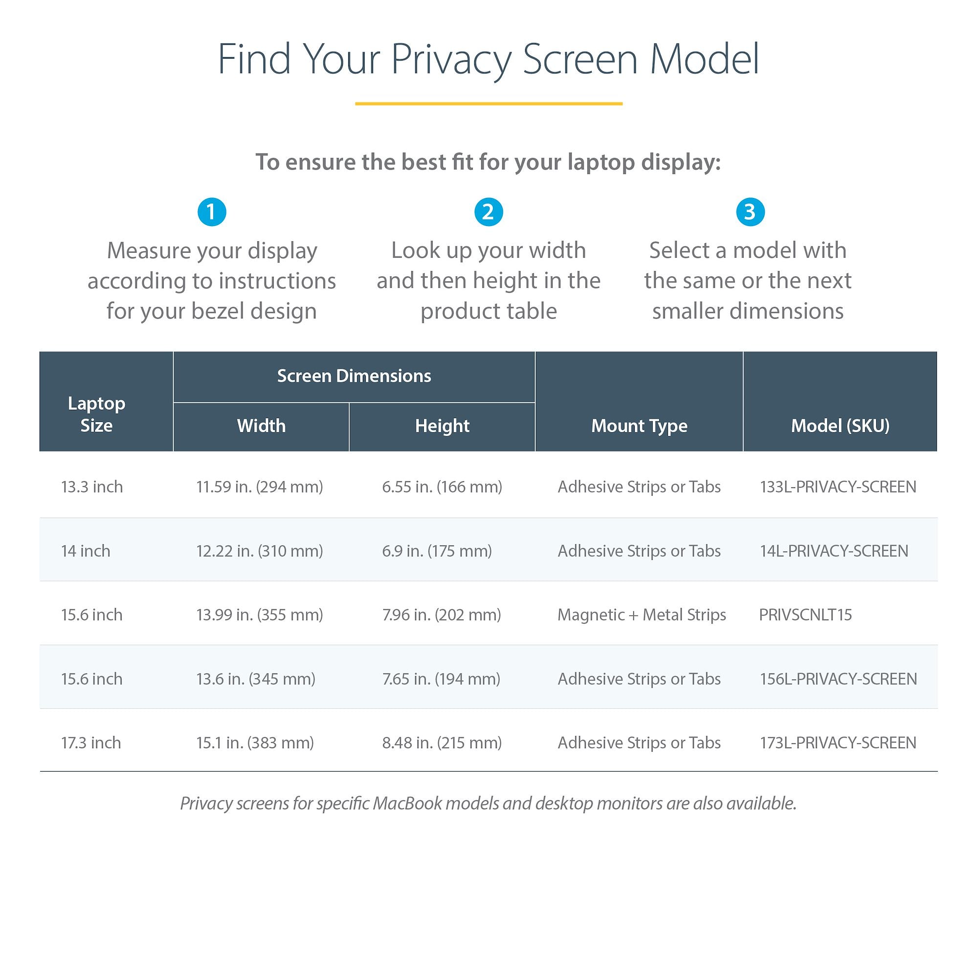 17.3 Laptop Privacy Filter Anti-Glare