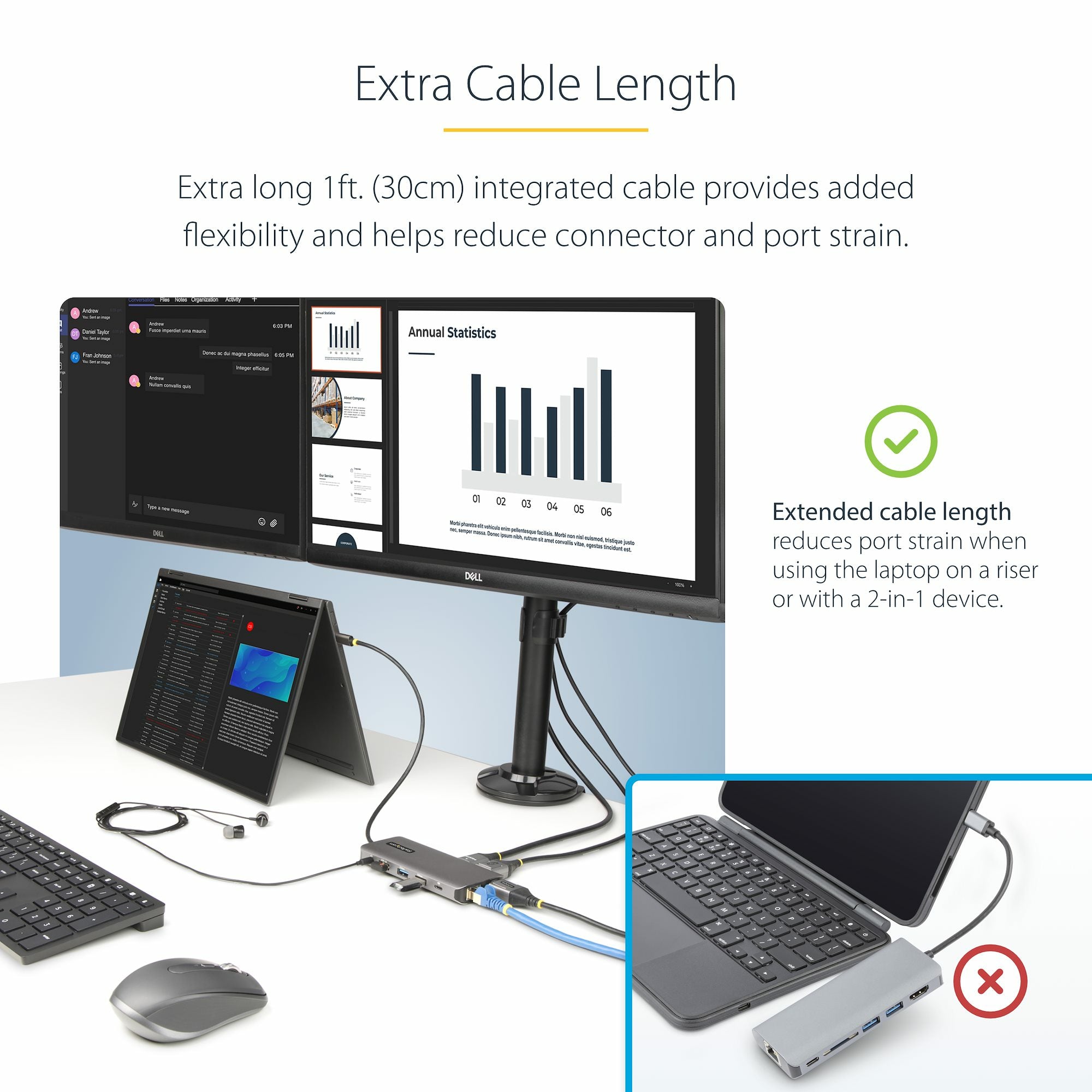 USB-C Triple-Monitor Multiport Adapter