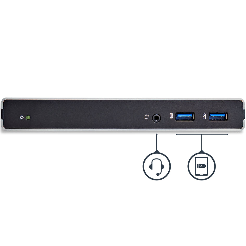 USB 3.0 Laptop Docking Station w/ 2x DVI
