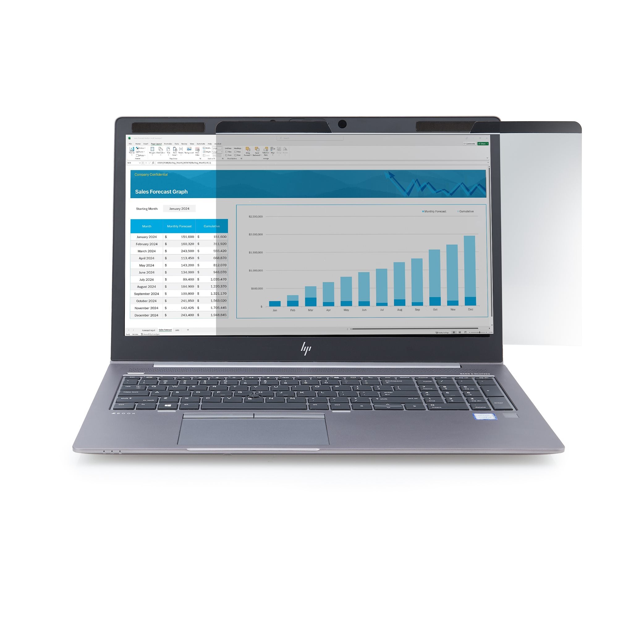 Magnetic Privacy Screen For 16IN Laptop