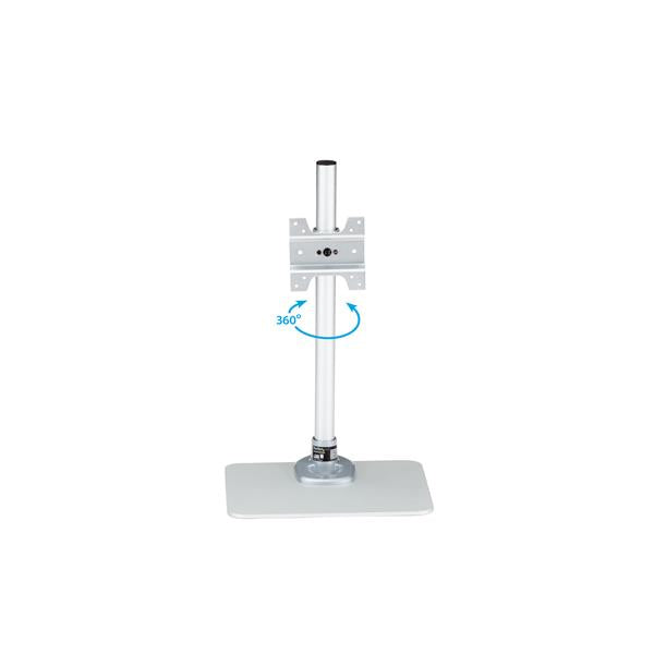 Desktop monitor stand with cable hook