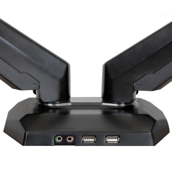 Dual Monitor Mount with 2 Port USB