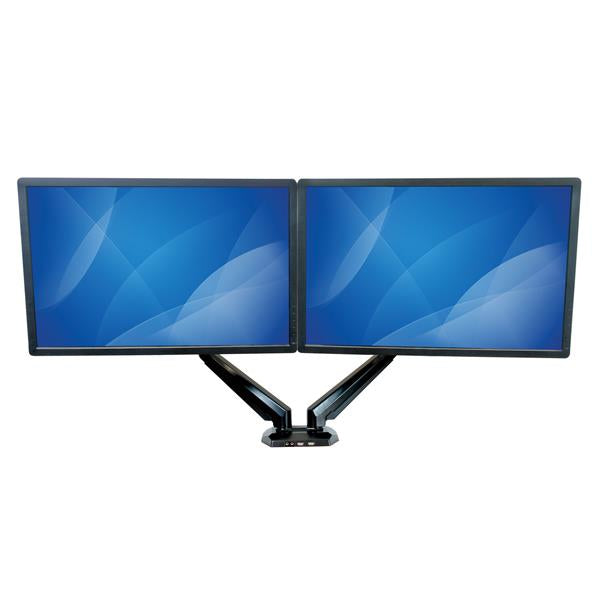 Dual Monitor Mount with 2 Port USB