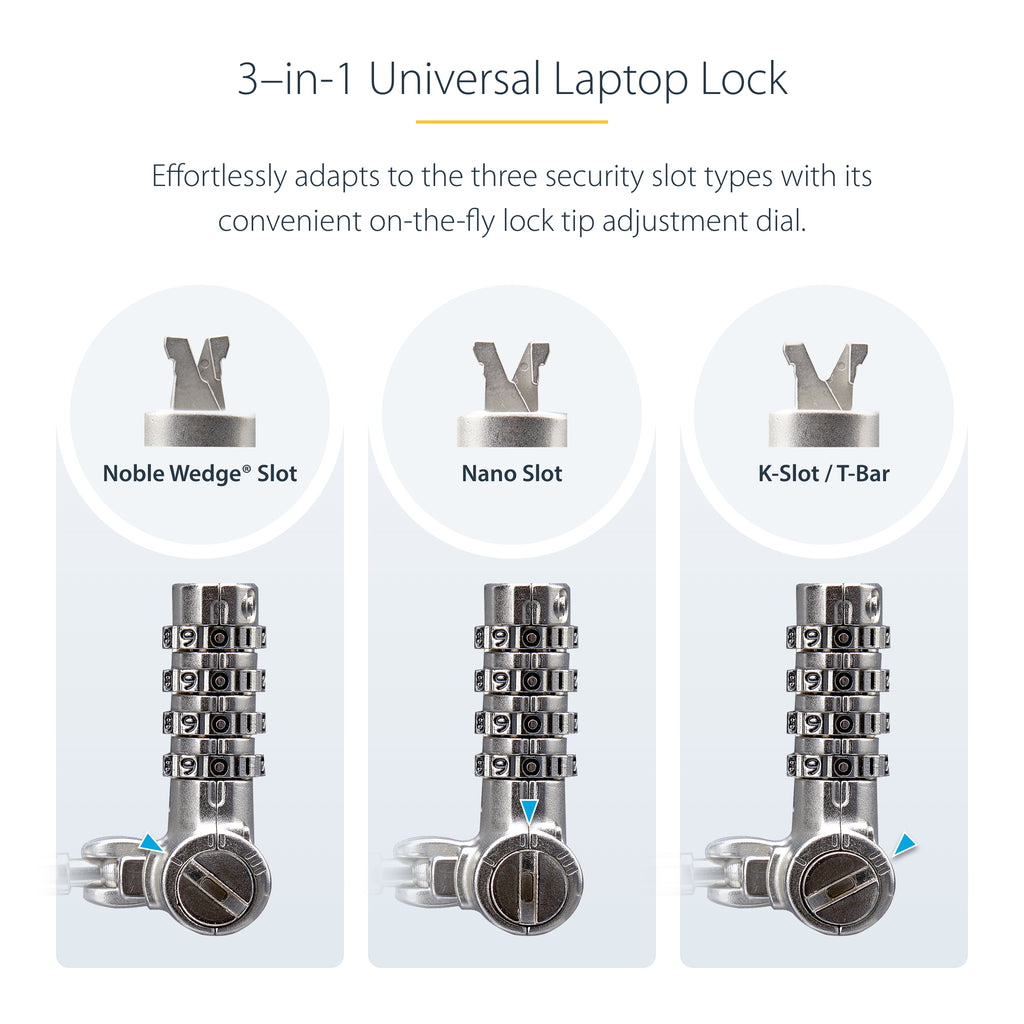 M (6.6FT) UNIVERSAL LAPTOP LOCK LAPTOP