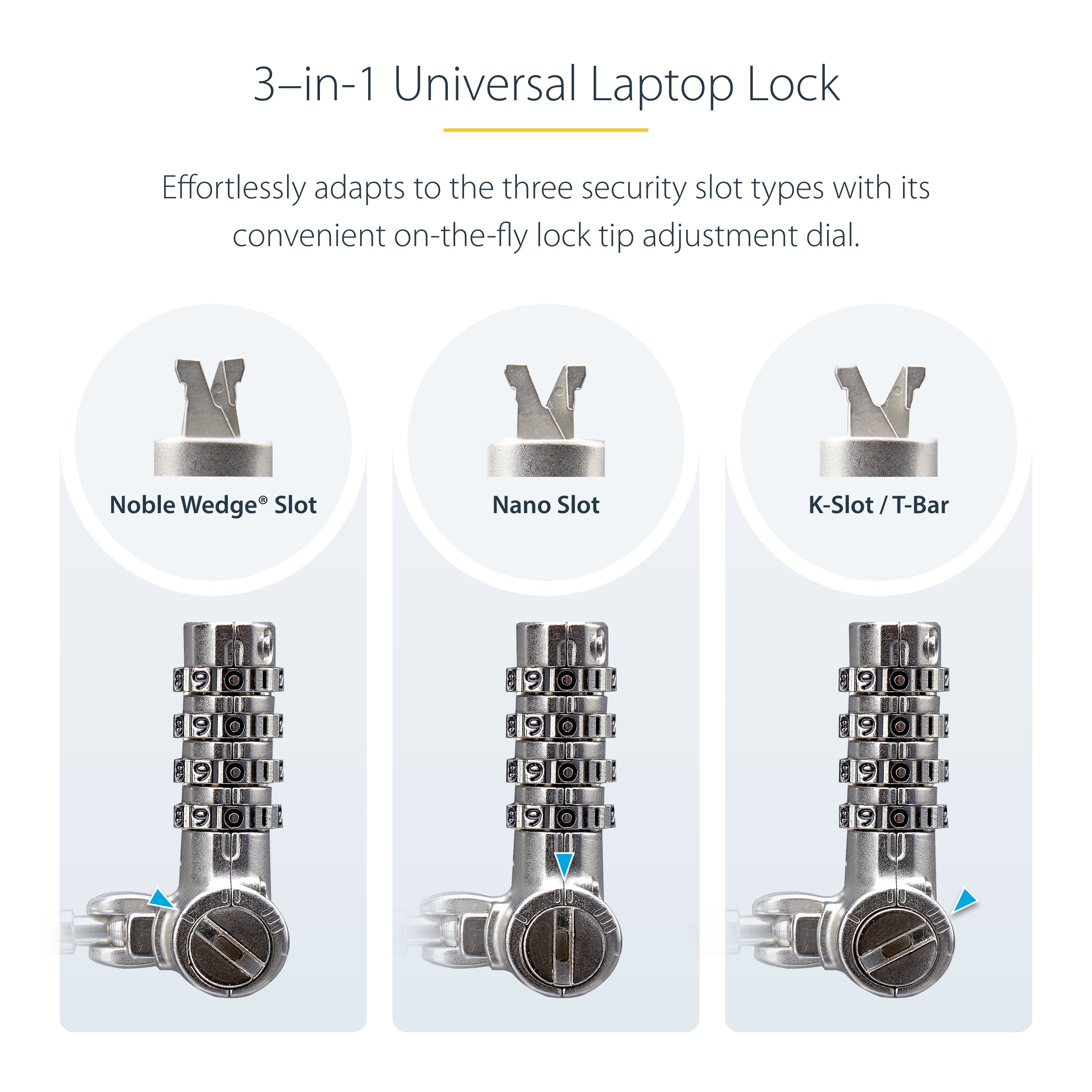 M (6.6FT) UNIVERSAL LAPTOP LOCK LAPTOP