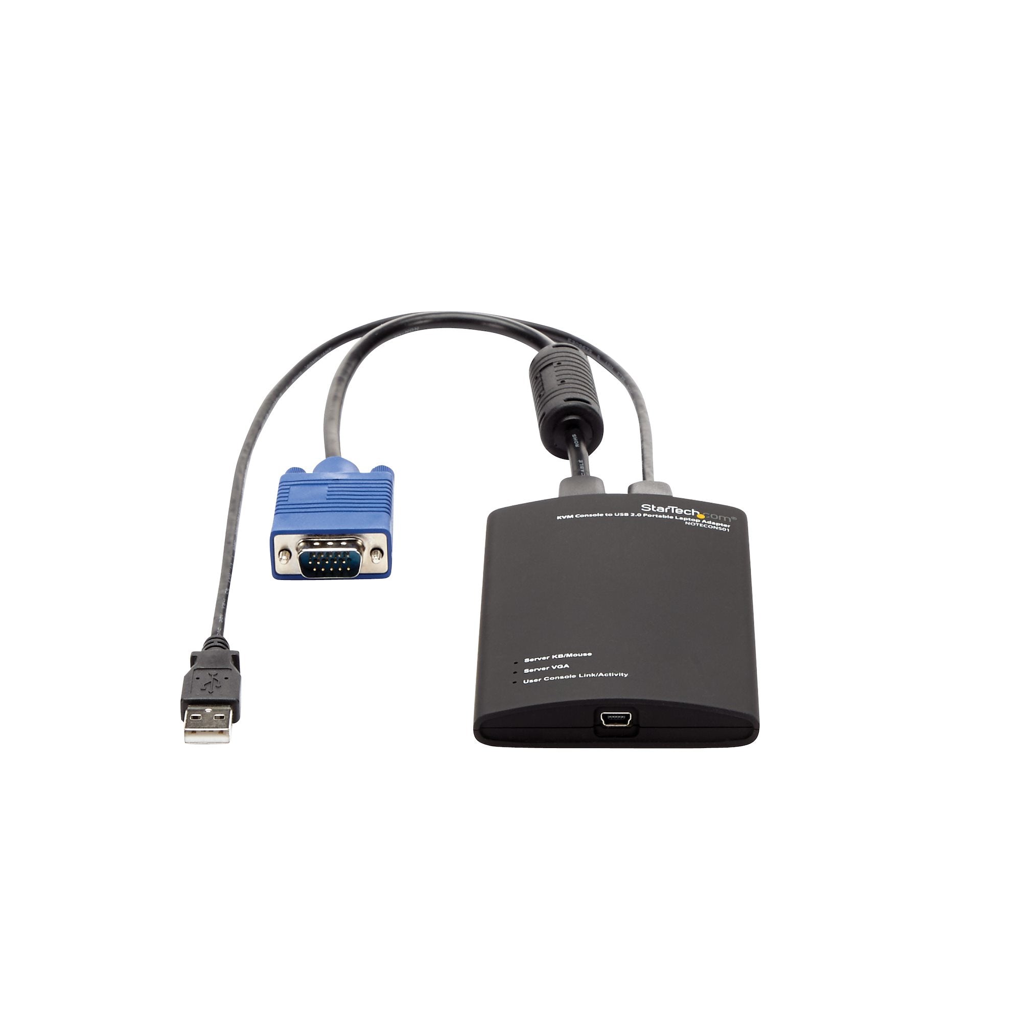 KVM Console to USB Laptop Crash Cart