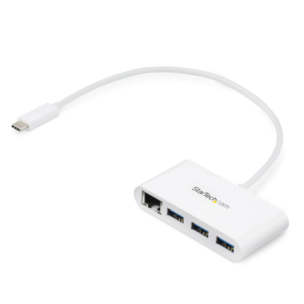 3 Port USB C Hub Laptop Hub w/ Ethernet