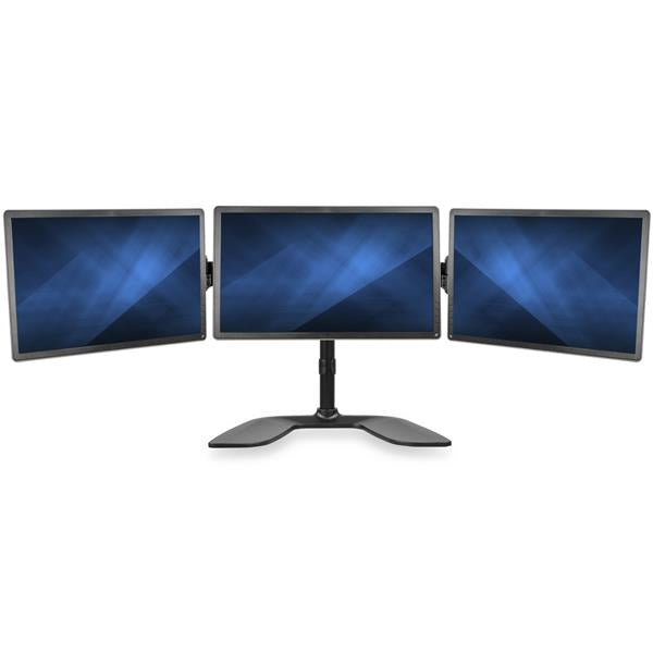 TRIPLE MONITOR STAND - STEEL ALUMINUM