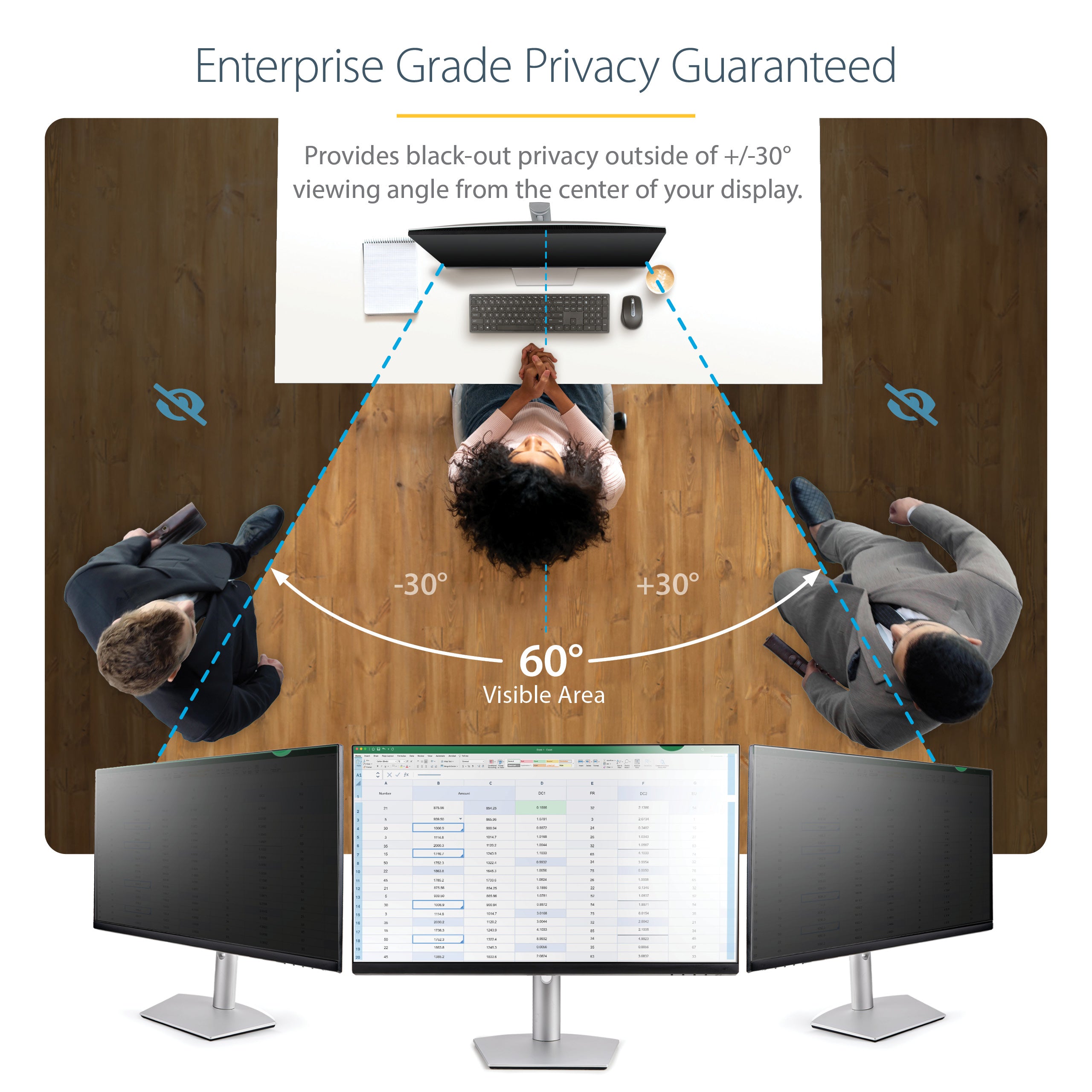 21 inch Monitor Privacy Screen Filter