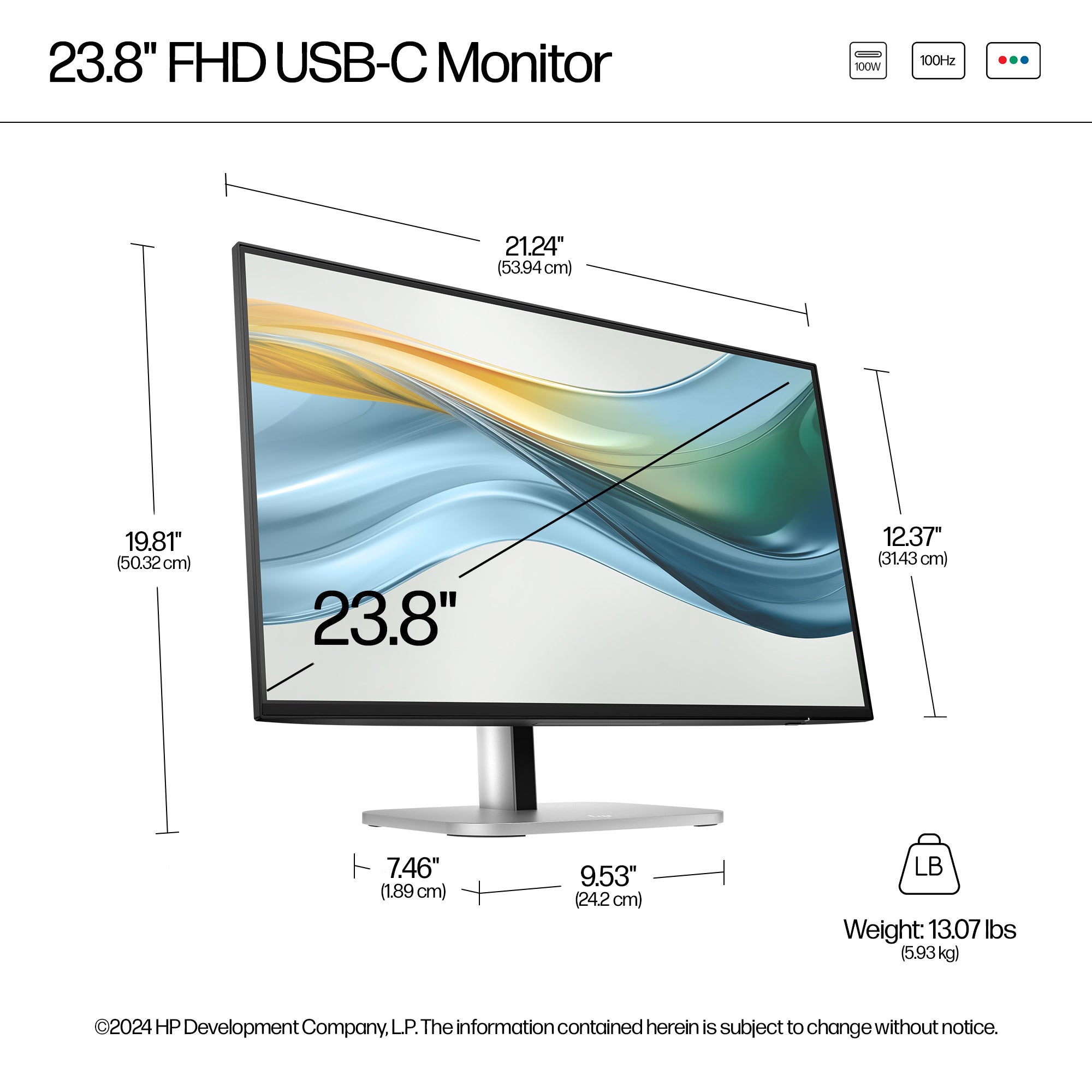 S5 Pro 23.8IN FHD 524pu USB-C Monitor