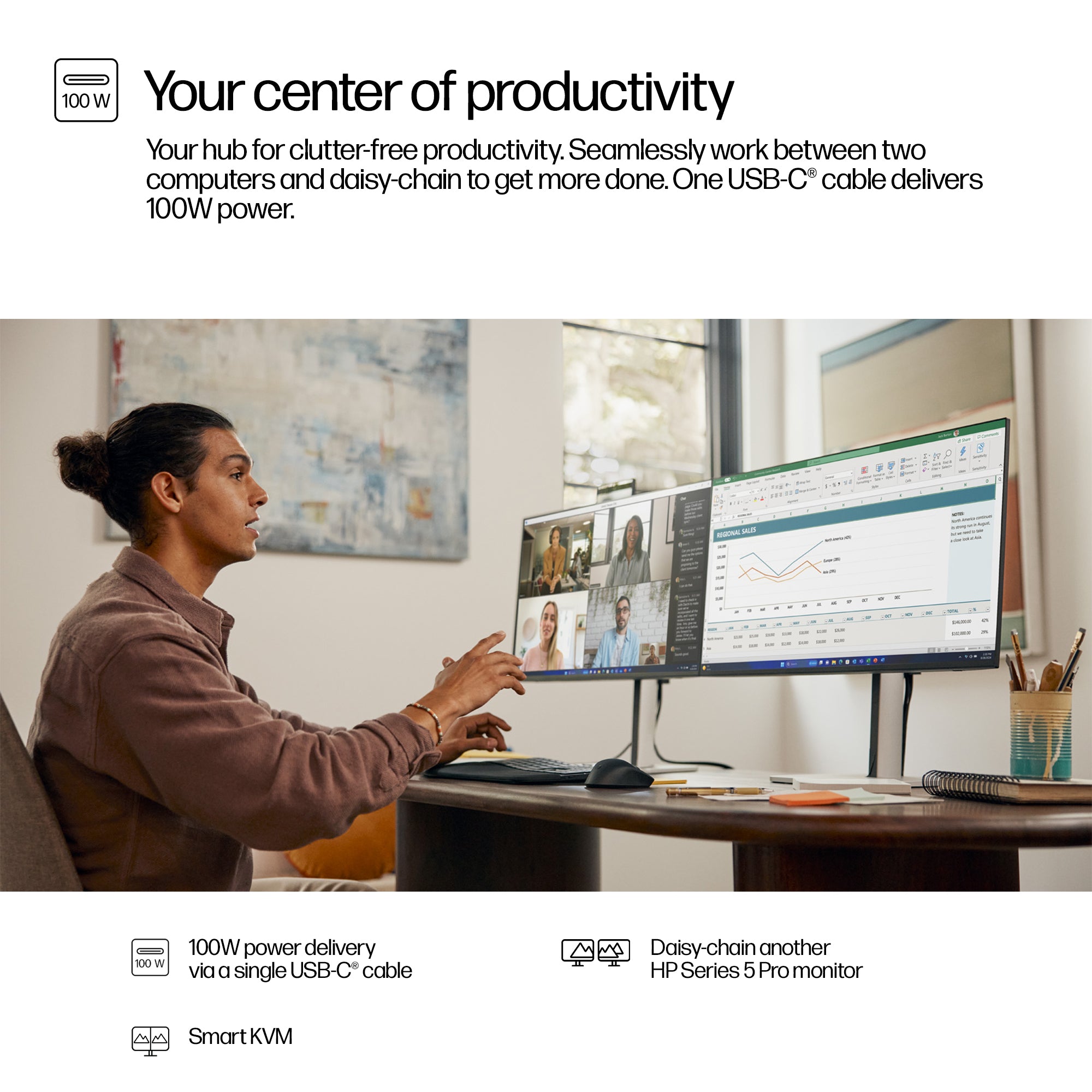 S5 Pro 27IN QHD 527pm USB-C Conf Monitor