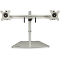 Dual-Monitor Stand - Horizontal - Silver