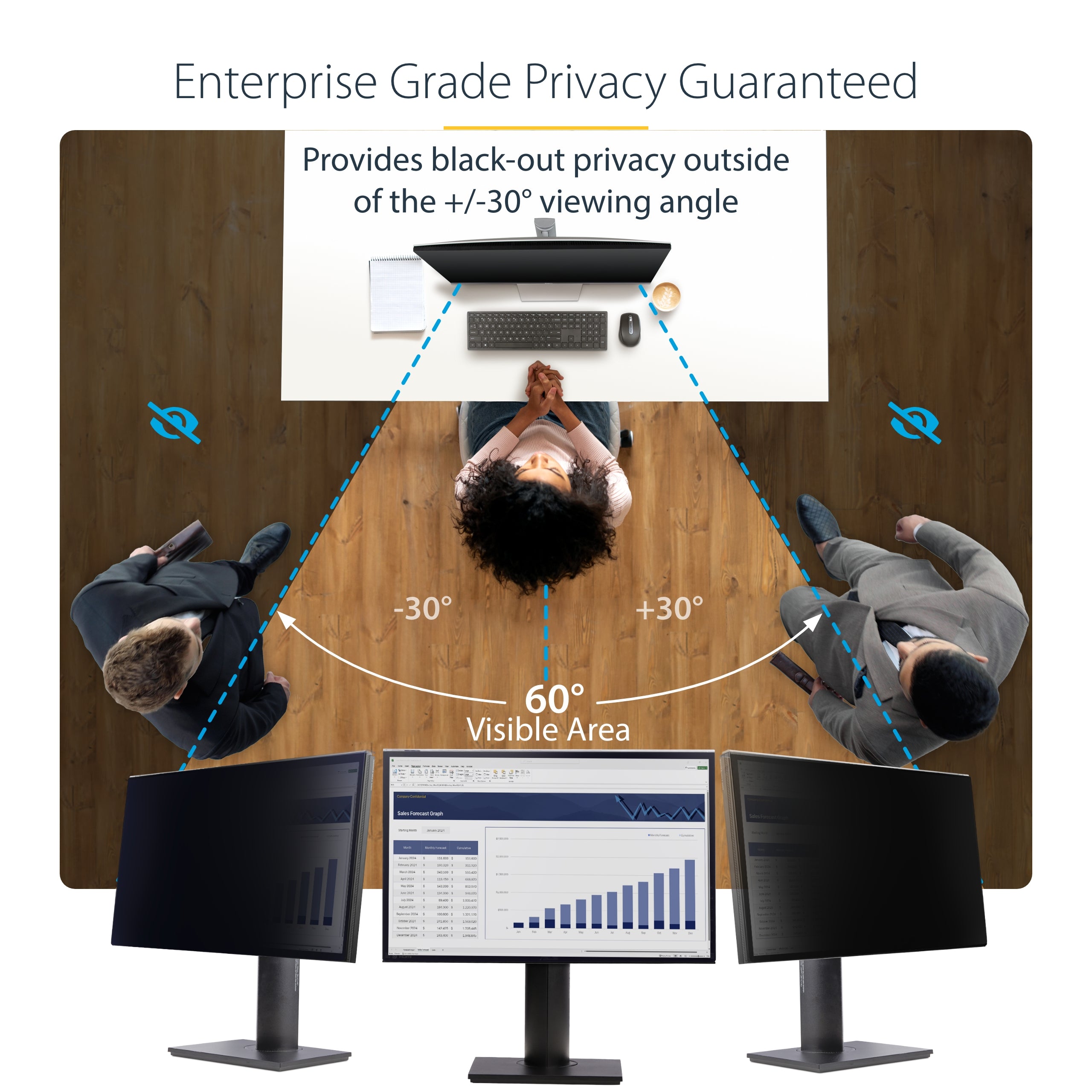 23.8IN MONITOR PRIVACY SCREEN HANGING