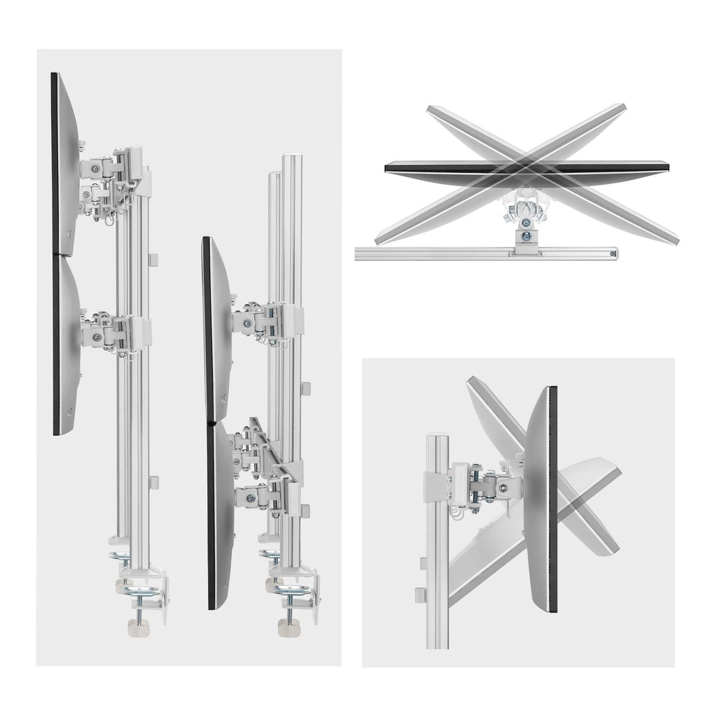 Six-Monitor Desk Mount Max 32IN/8kg