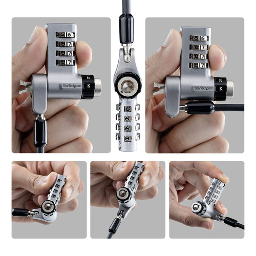 10-Pack 3-in-1 Dual-Access Laptop Lock