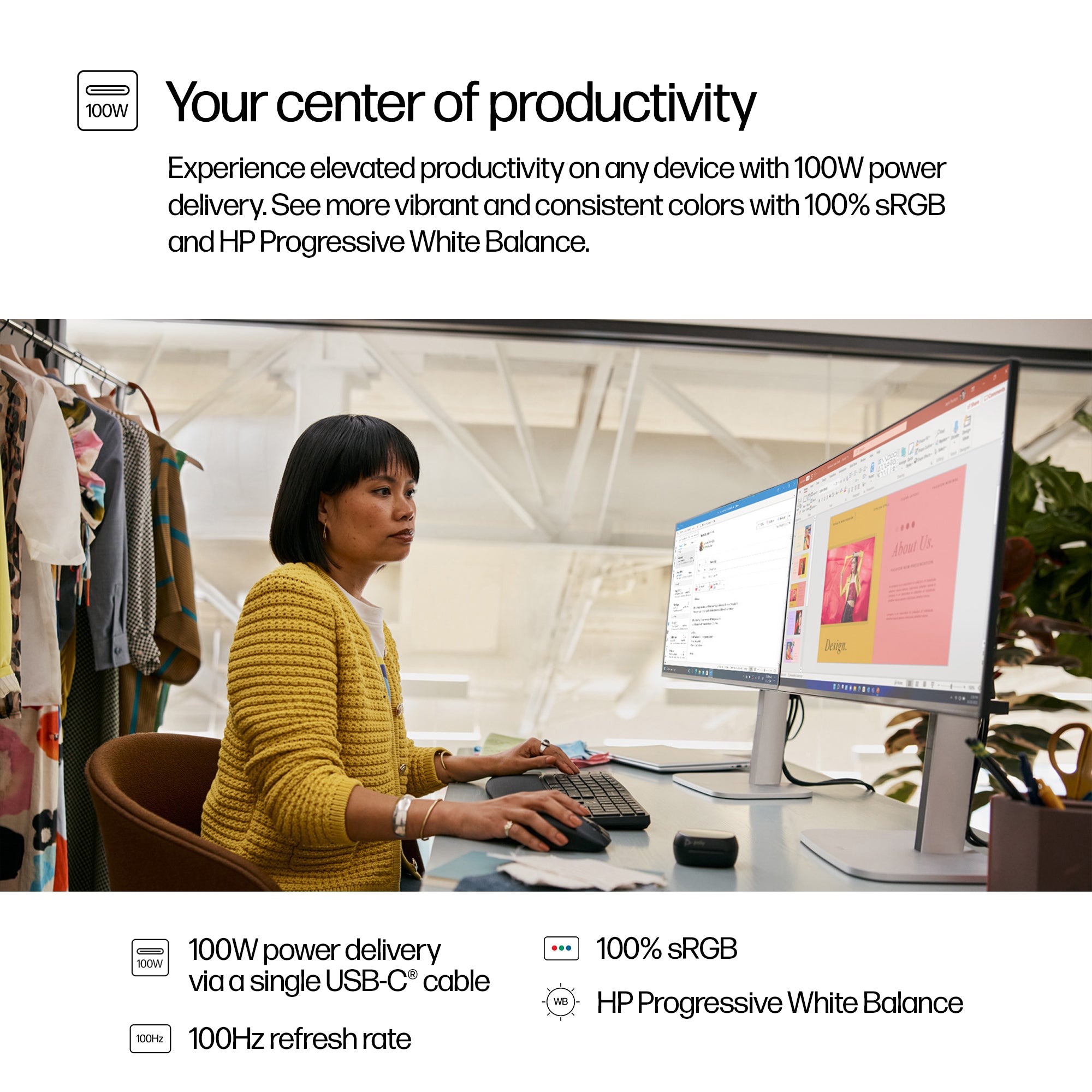 S5 Pro 23.8IN FHD 524pu USB-C Monitor