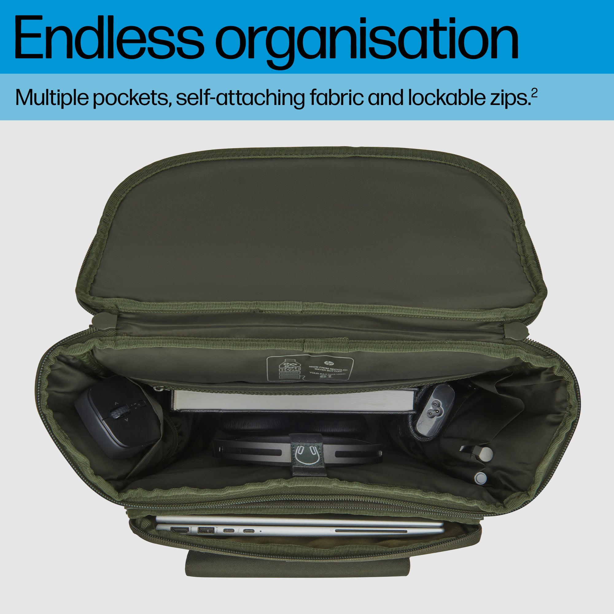 HP 15.6 MODULAR LAPTOP BACKPACK