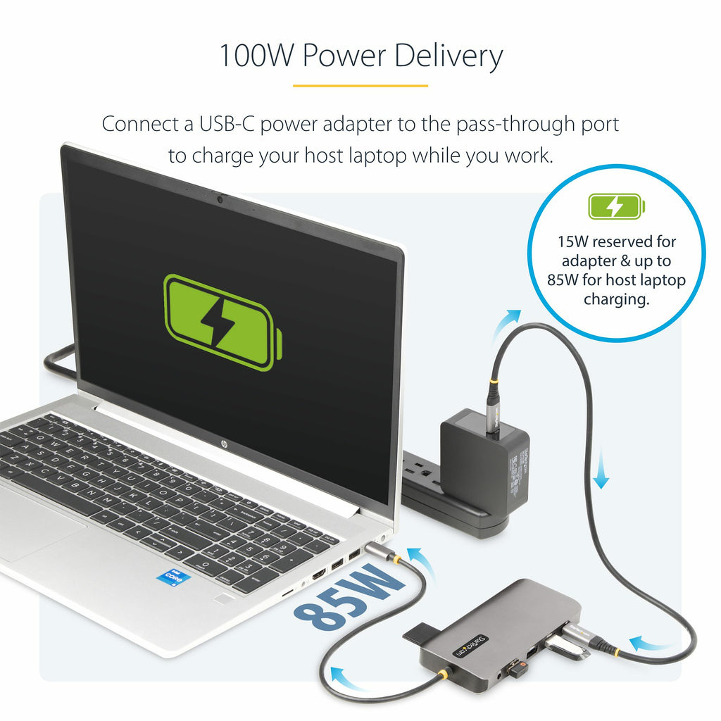 USB-C Triple-Monitor Multiport Adapter