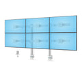 Six-Monitor Desk Mount Max 32IN/8kg