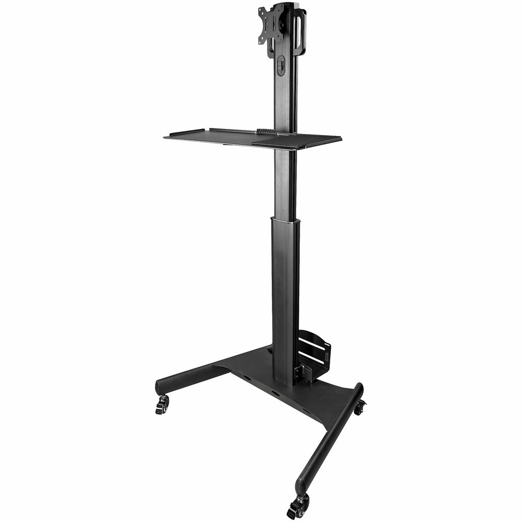Mobile Workstation Cart w Monitor Mount