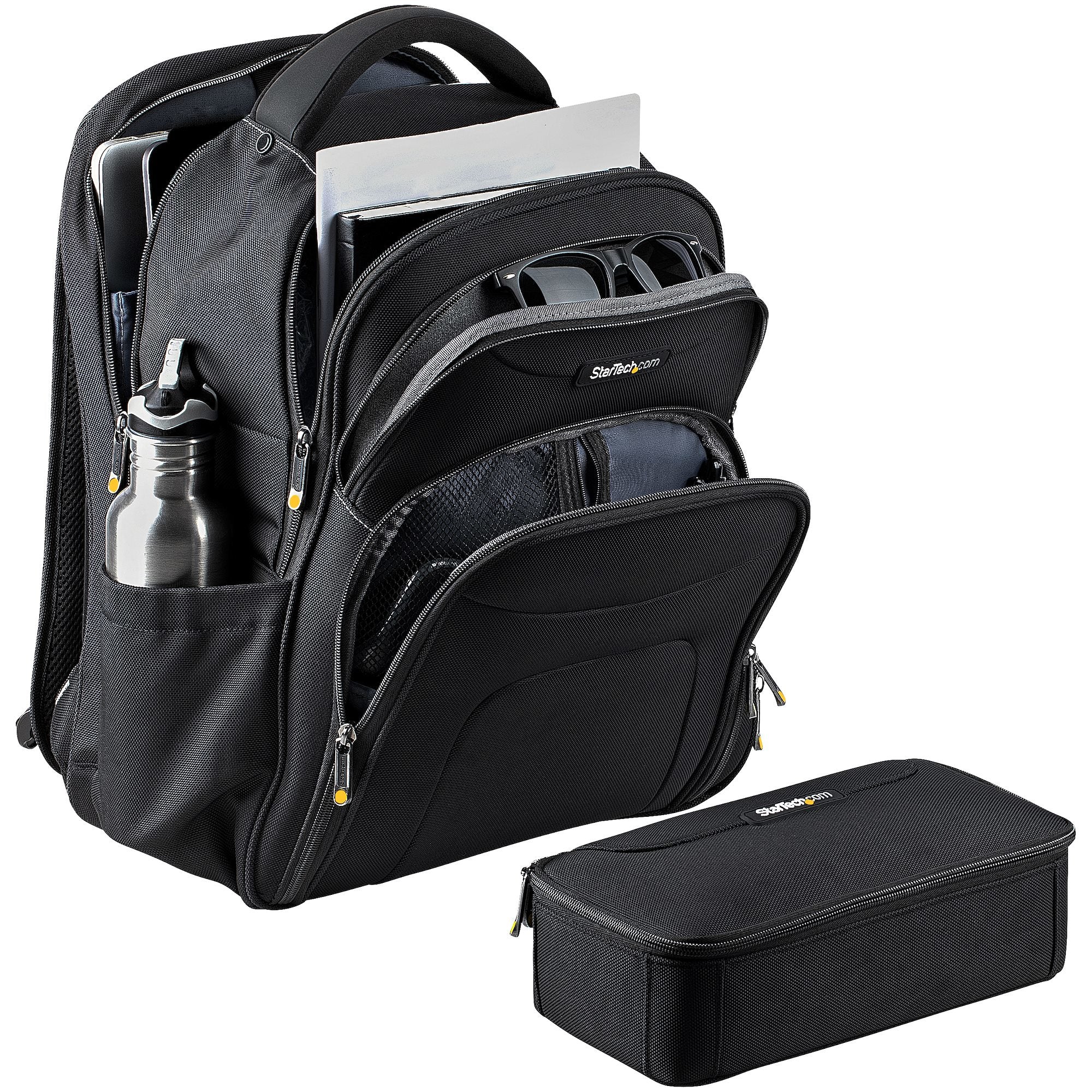 15.6in Laptop Backpack w/ Accessory Case