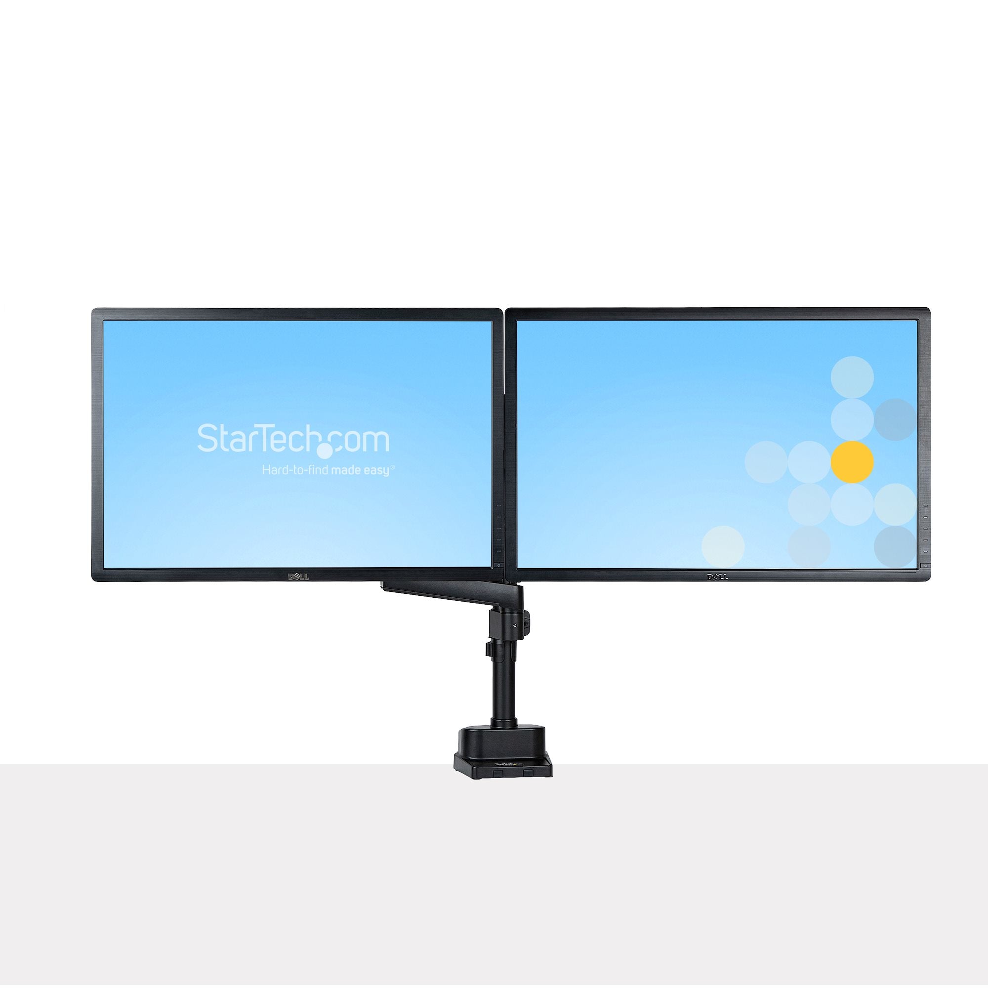 Desk Mount Dual Monitor Arm - 32in VESA