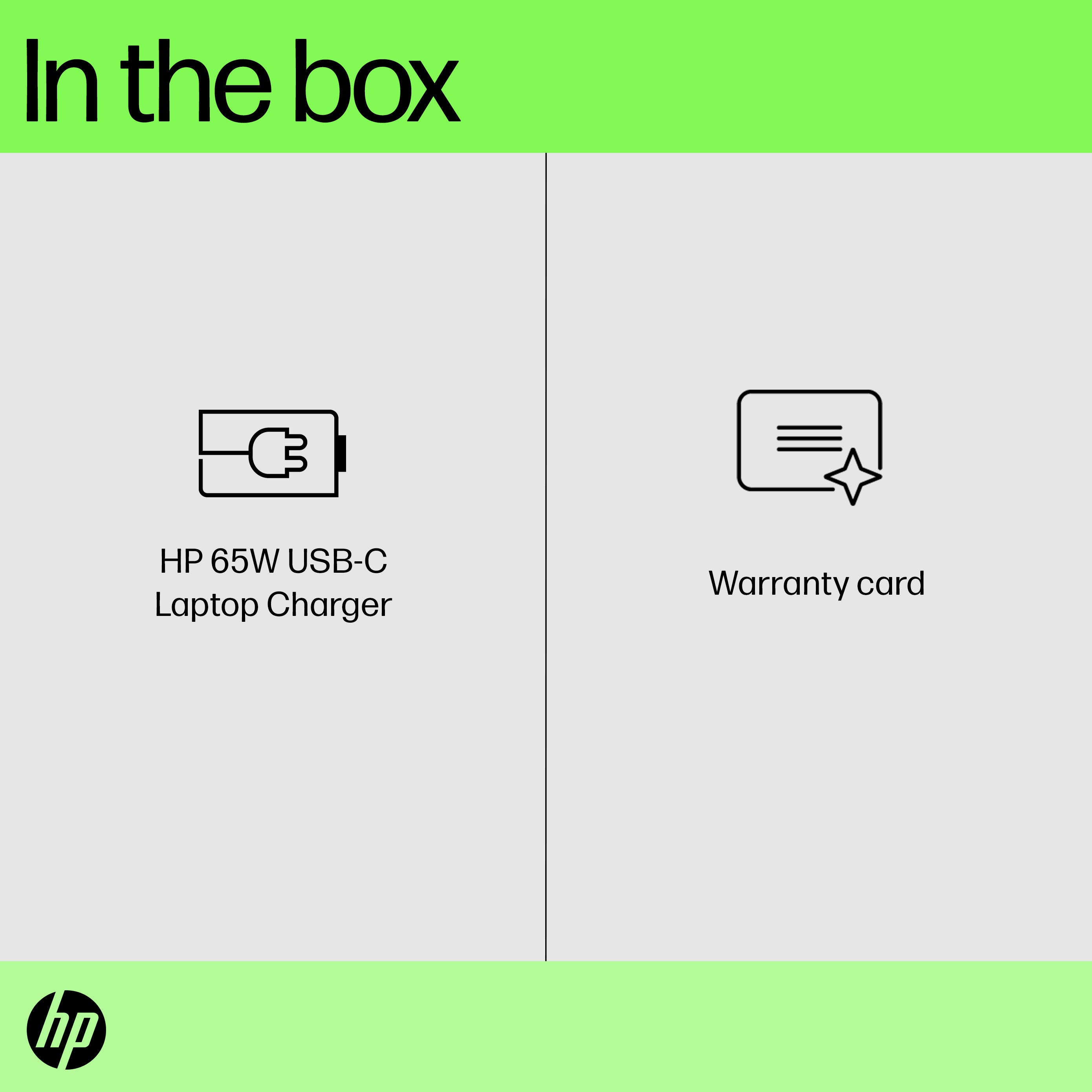 HP 65W USB-C LAPTOP CHARGER