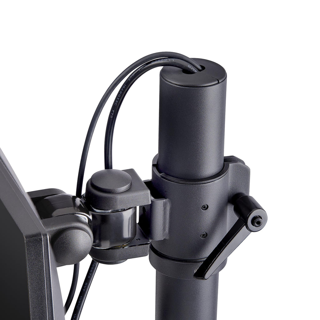 Desk Mount Dual Vertical Monitor