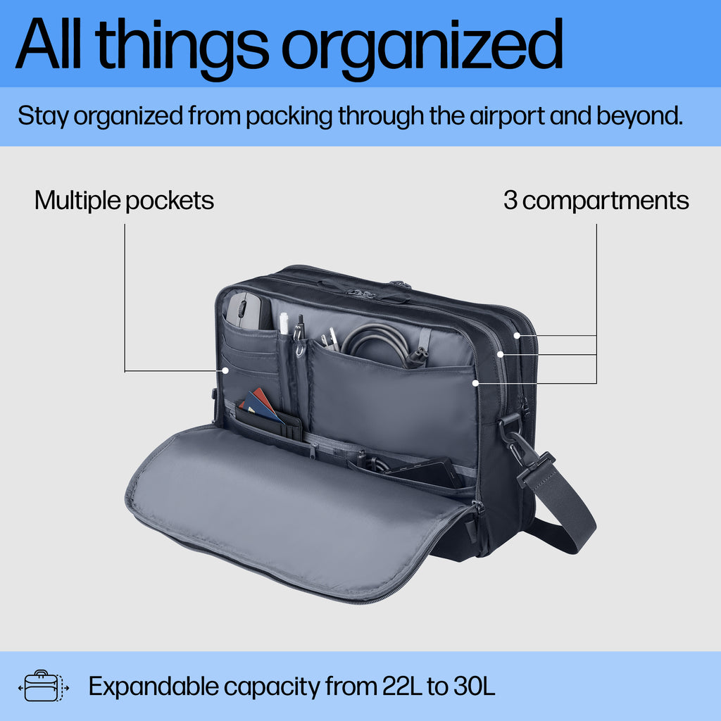 HP Travel Plus 22L 16 Laptop Bag