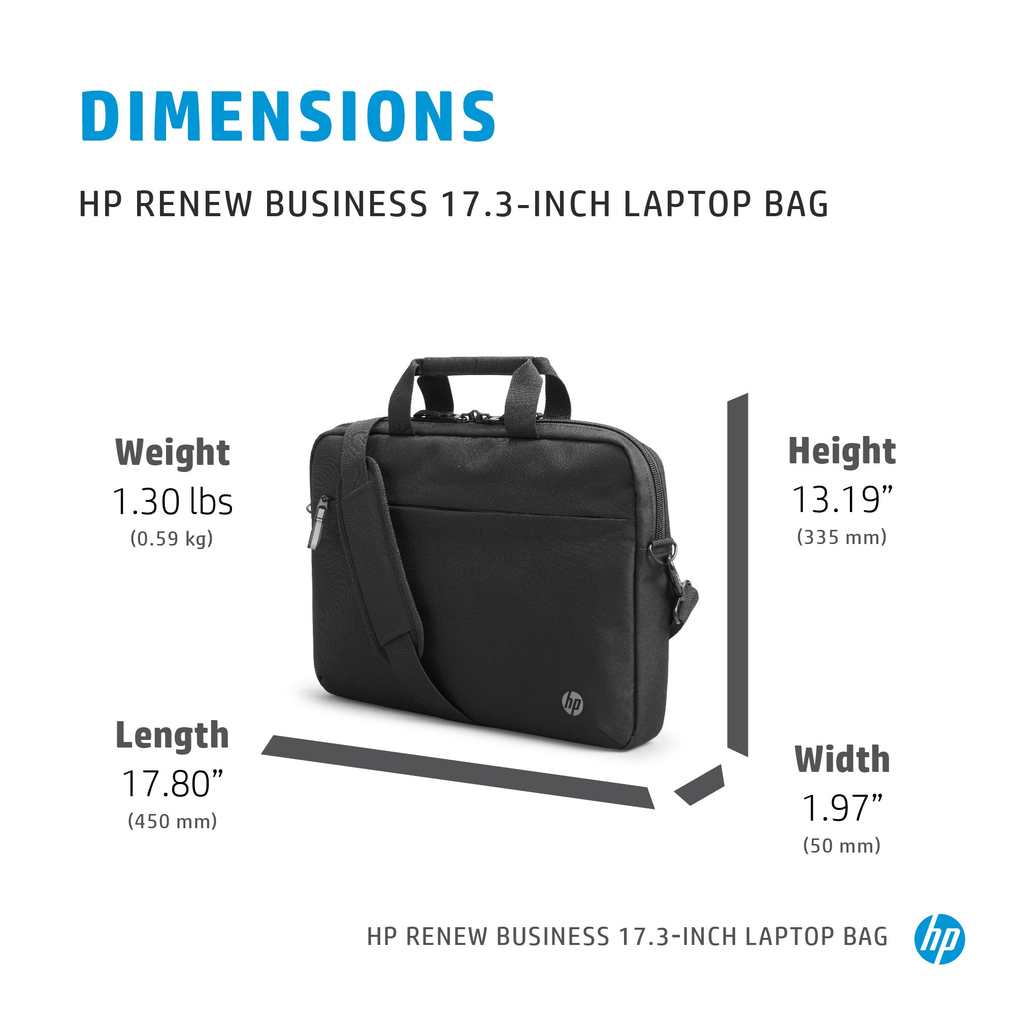 HP Rnw Business 17.3 Laptop Bag