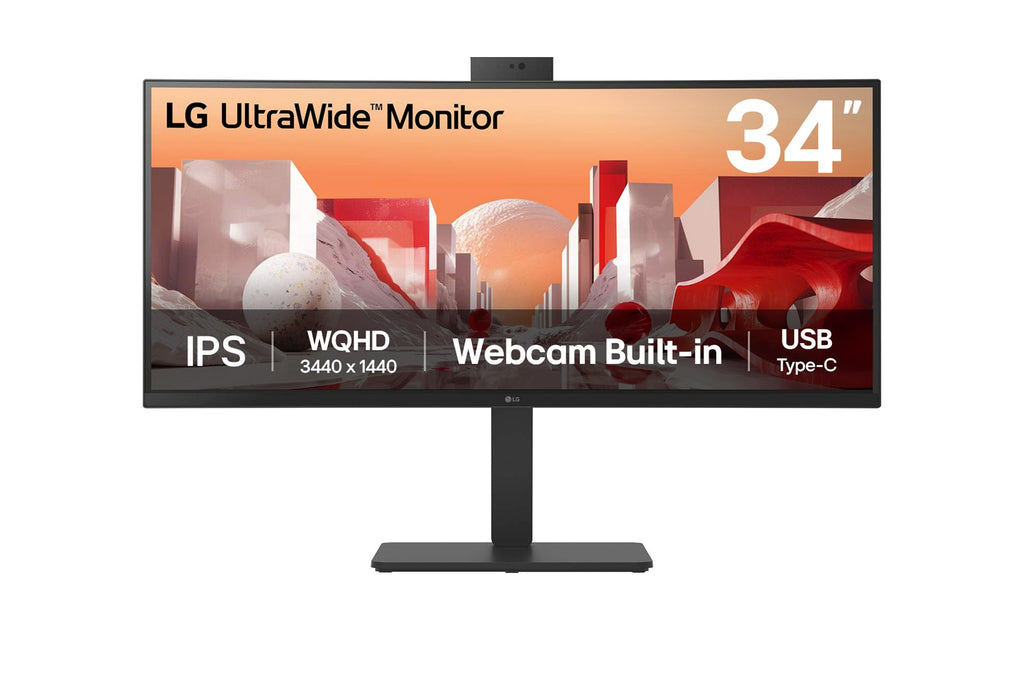 34BA85QE 34 QHD WEBCAM USB-C MONITOR 3Y