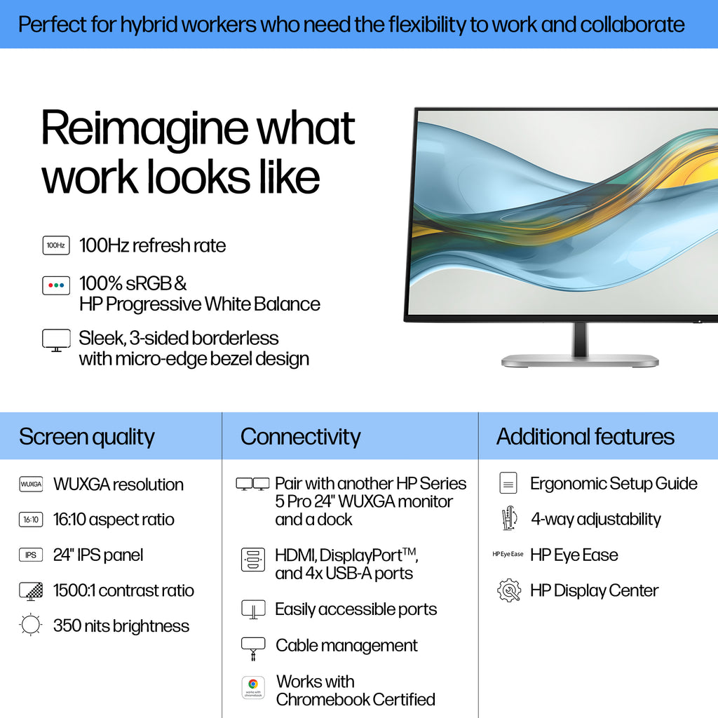 S5 Pro 24IN WUXGA 524pn Monitor