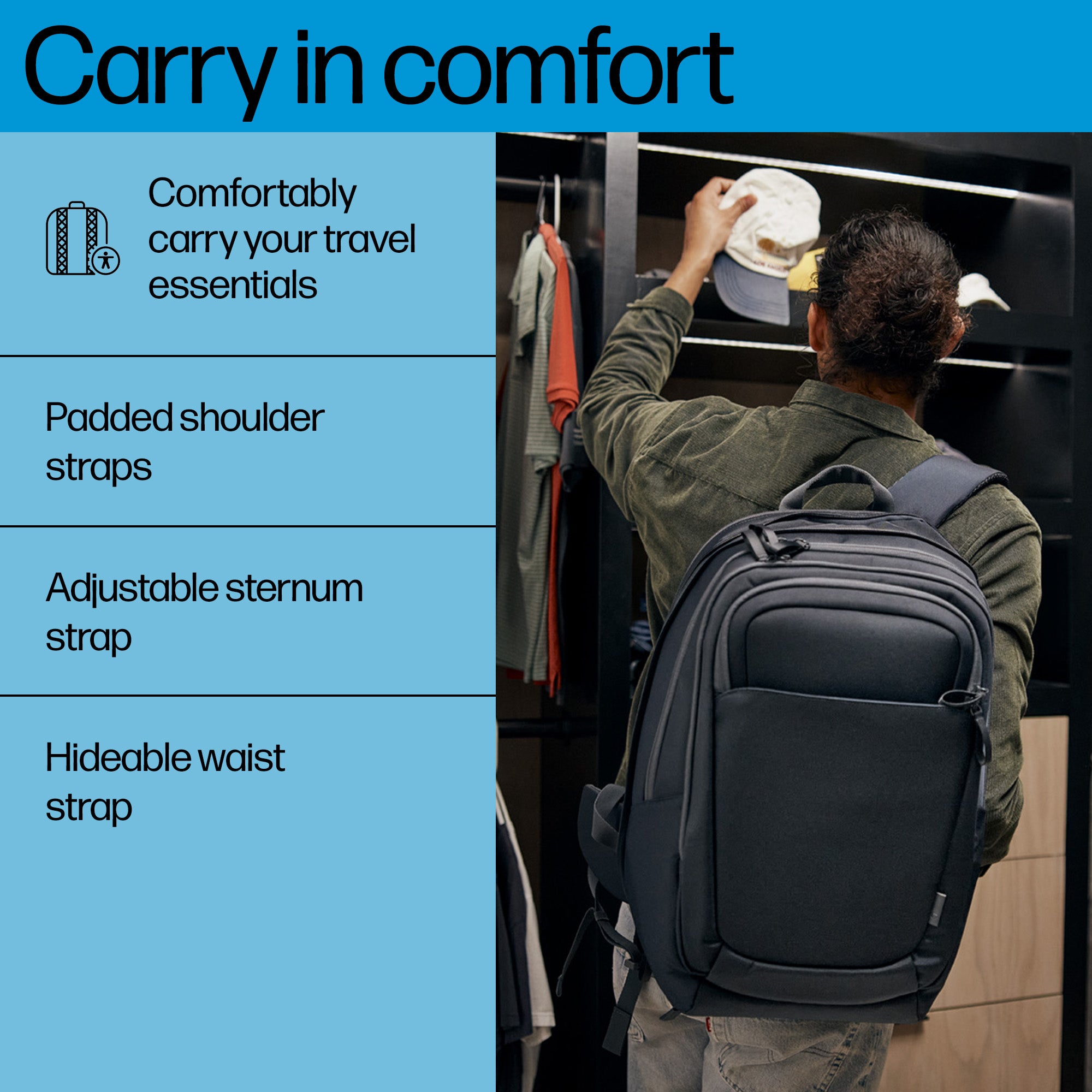 HP Travel Plus 30L 17 Laptop Backpack