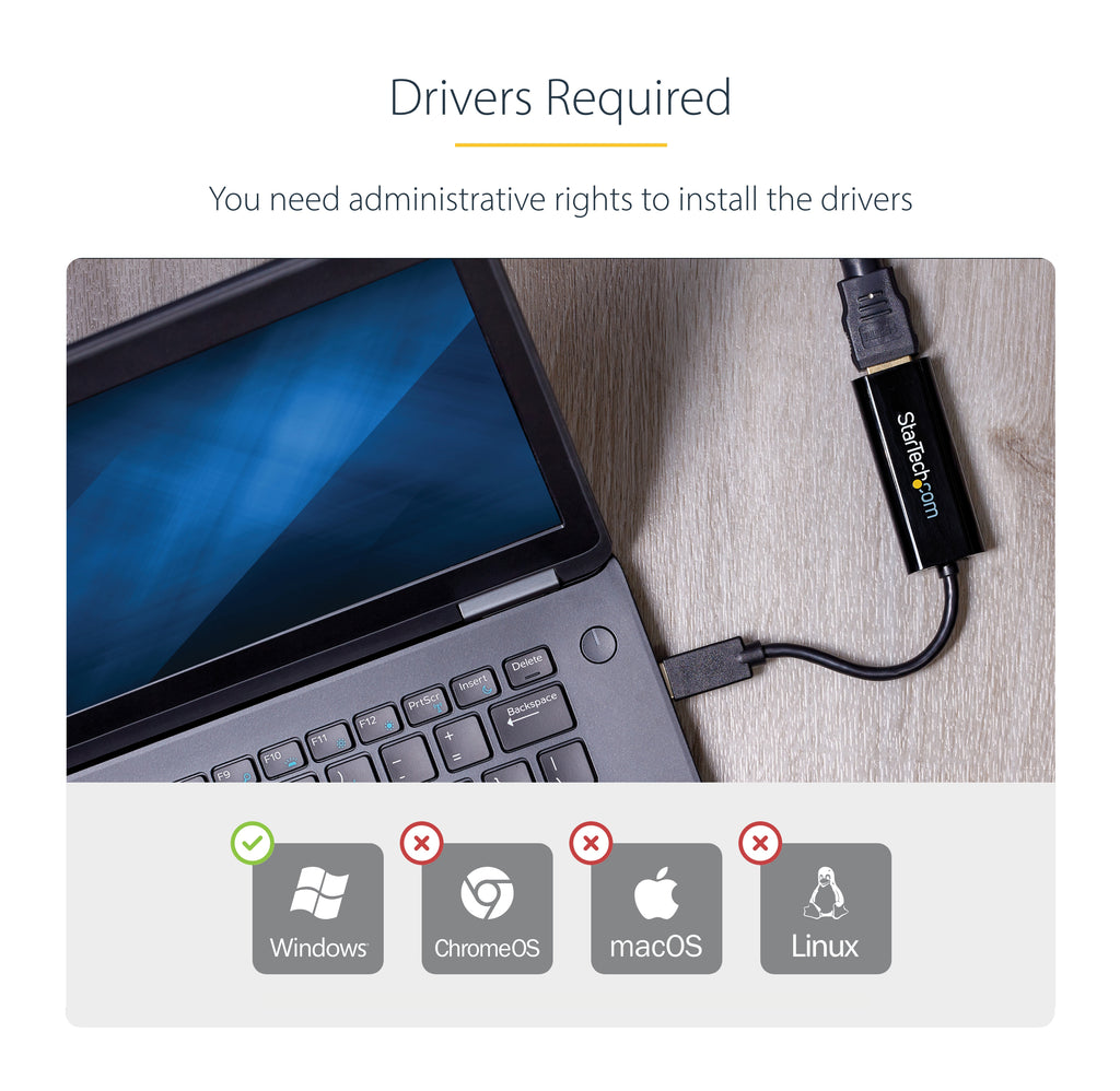 USB 3.0 to HDMI Multi Monitor Adapter
