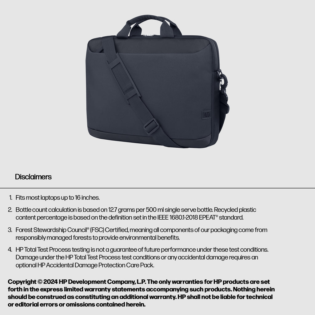 HP 16 ODYSSEY GRAY LAPTOP BRIEFCASE