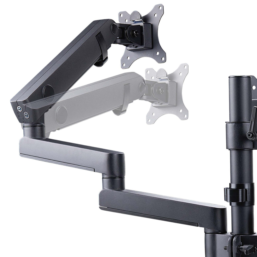 Triple Monitor Desk Mount 27in Screens