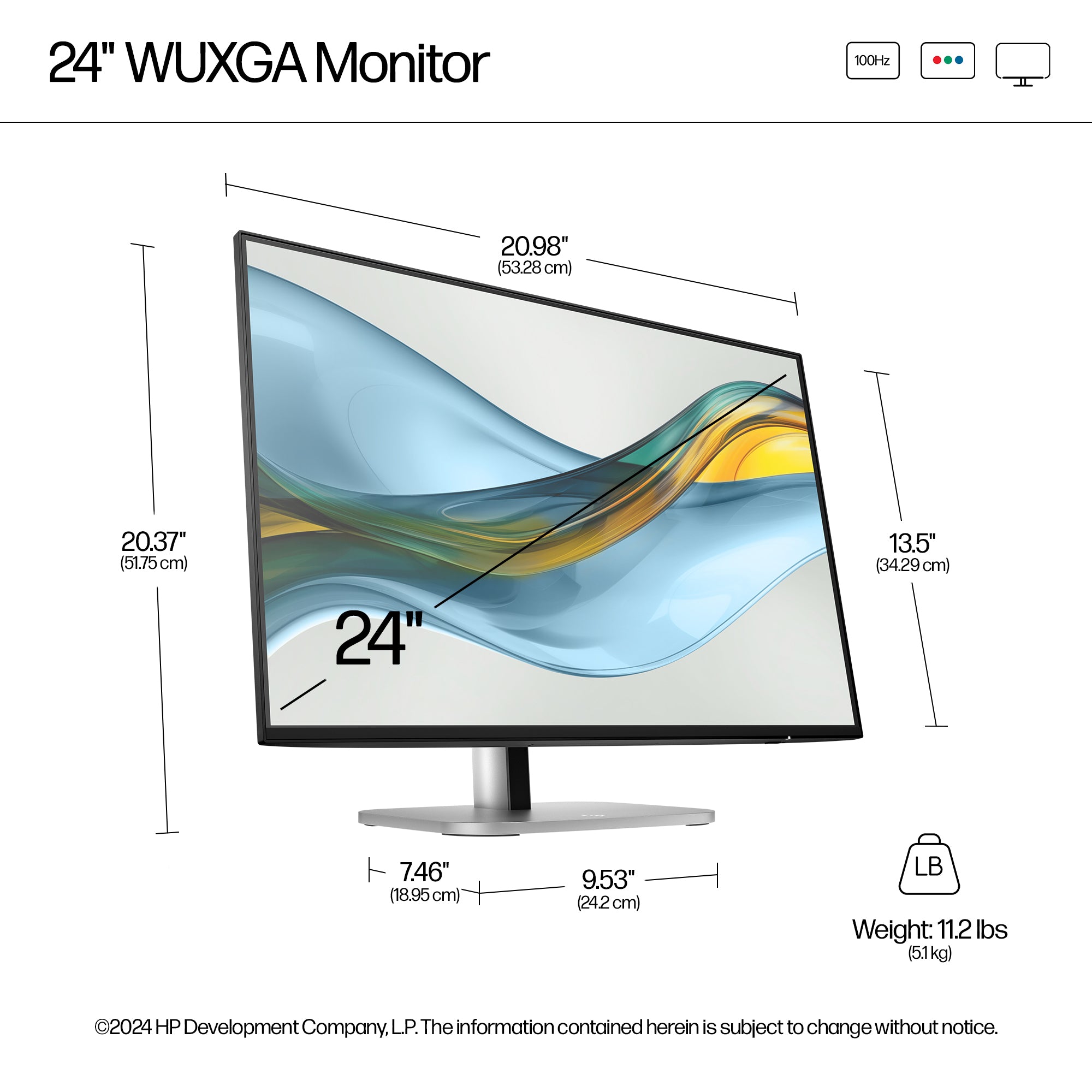 S5 Pro 24IN WUXGA 524pn Monitor