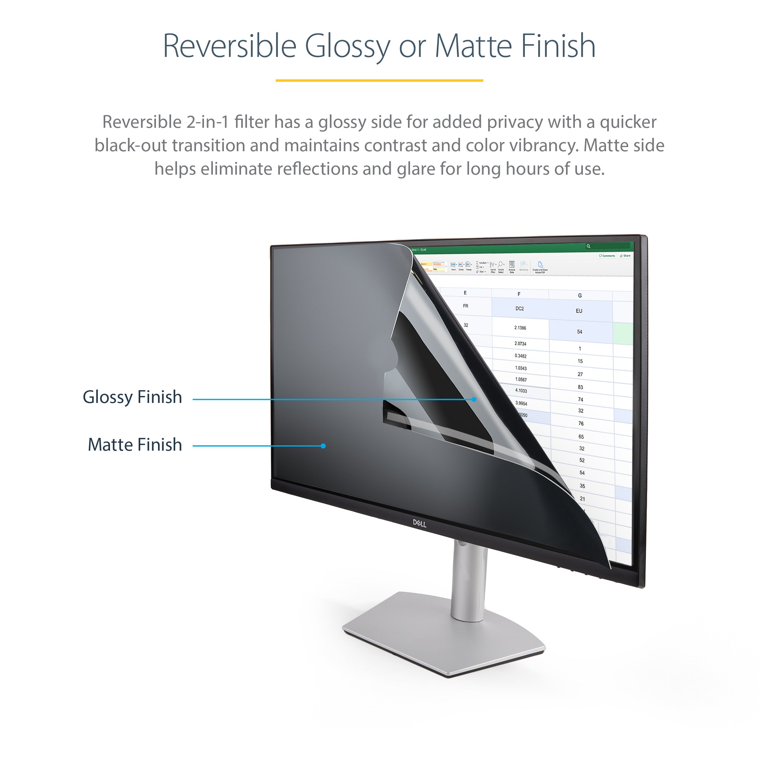 34 in Monitor Privacy Screen/Filter 21:9